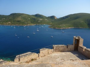 Bahía de Cabrera desde el castillo