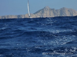 Mar de fondo debido al temporal de NE en Menorca