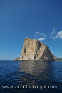 La impresionante pared de Capo Caccia